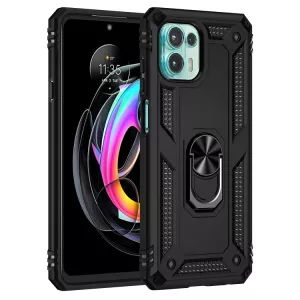 Pouzdro Motorola Edge 20 Lite + sklo, ochranné sklíčko, kovový prsten slouží také pro fixaci telefonu na magnetickém držáku TT-TopTechnology