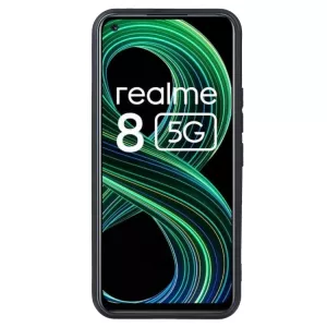 TPU pouzdro, kryt pro Realme 8 5G black, černé, naklapovací TT-TopTechnology