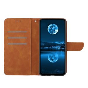 Pouzdro Xiaomi Redmi Note 11 hnědé, brown, model knížka, řada EMBOSSED, materiál syntetická kůže TT-TopTechnology
