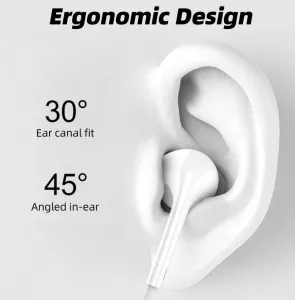 Sluchátka iPhone SE s bluetooth rozhraním - bílá, zvládnou mnoho funkcí pomocí multifunkčního tlačítka, nahrazují ORIGINÁL OEM Sluchátka iPhone SE s bluetooth rozhraním - bílá, zvládnou mnoho funkcí pomocí multifunkčního tlačítka, nahrazují ORIGINÁL OEM