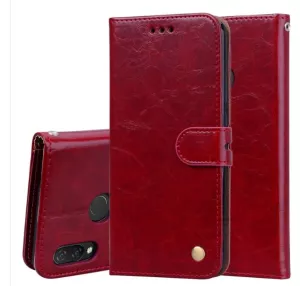 Kožené pouzdro Huawei NOVA 3 červené, red