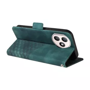 Kožené pouzdro knížka Honor 90 Lite 5G zelené, green, řada RHOMBUS TT-TopTechnology Kožené pouzdro knížka Honor 90 Lite 5G zelené, green, řada RHOMBUS TT-TopTechnology