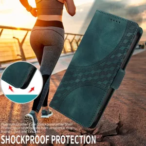 Kožené pouzdro knížka Honor 90 Lite 5G zelené, green, řada RHOMBUS TT-TopTechnology Kožené pouzdro knížka Honor 90 Lite 5G zelené, green, řada RHOMBUS TT-TopTechnology