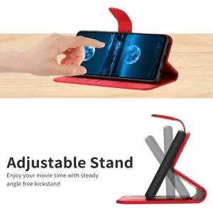 Kožené pouzdro knížka Xiaomi Redmi Note 10s červené, red, řada CLASSIC magnetic TT-TopTechnology