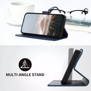 Kožené pouzdro Motorola Moto G54 5G modré, blue, model knížka, řada TRIANGLE TT-TopTechnology