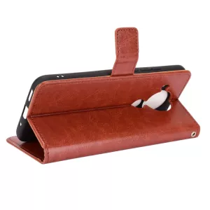 Kožené pouzdro Nokia 3.4, Nokia 5.4 hnědé, brown, materiál syntetická kůže, řada CLASSIC TT-TopTechnology