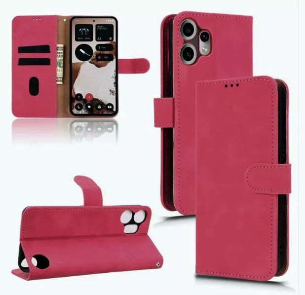 Kožené pouzdro Nothing CMF Phone 2 Pro červené