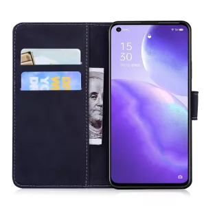 Kožené pouzdro Oppo Reno5 5G černé, black, model knížka, řada TIGER S-T-A-R