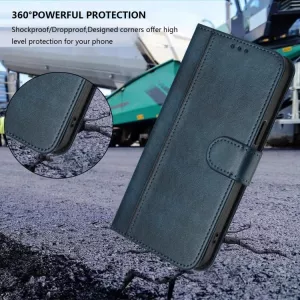 Kožené pouzdro Poco X7 5G, Xiaomi Redmi Note 14 Pro 5G modré, blue, model knížka, řada Splicing Buckle, materiál syntetická kůže TT-TopTechnology