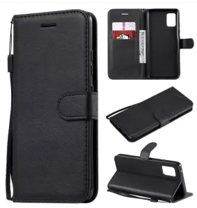 Kožené pouzdro Samsung Galaxy A51 černé