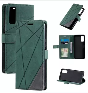 Kožené pouzdro Vivo Y52 5G GREEN