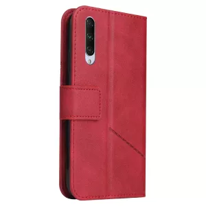 Kožené pouzdro Xiaomi Mi A3 červené, red, model knížka, řada GQ.UTROBE TT-TopTechnology