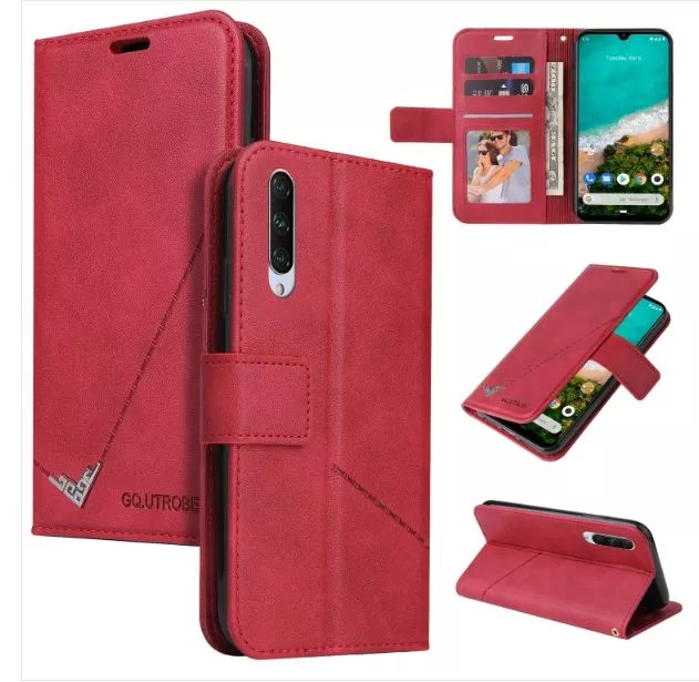 Kožené pouzdro Xiaomi Mi A3 červené
