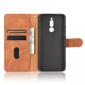 Kožené pouzdro Xiaomi Redmi 8 hnědé, brown, model knížka, řada BUSSINES STYLE TT-TopTechnology Kožené pouzdro Xiaomi Redmi 8 hnědé, brown, model knížka, řada BUSSINES STYLE TT-TopTechnology