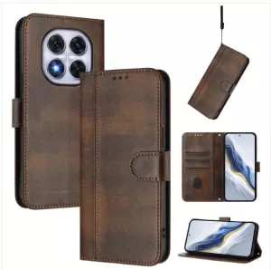 Kožené pouzdro Xiaomi Redmi Note 14 Pro 5G hnědé