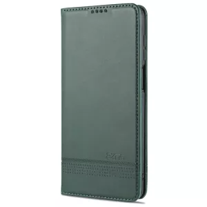 Kožené pouzdro Xiaomi Redmi Note 9 Pro green, zelené, model knížka, řada AZNS TT-TopTechnology