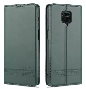 Kožené pouzdro Xiaomi Redmi Note 9 Pro green