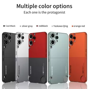 Nárazuvzdorný kryt pro Nothing CMF Phone 2 Pro stříbrný, silver, s čepovým spojem TT-TopTechnology