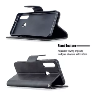 Pouzdro Huawei Y6p černé, black, materiál syntetická kůže, model knížka TT-TopTechnology Pouzdro Huawei Y6p černé, black, materiál syntetická kůže, model knížka TT-TopTechnology