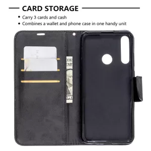 Pouzdro Huawei Y6p černé, black, materiál syntetická kůže, model knížka TT-TopTechnology Pouzdro Huawei Y6p černé, black, materiál syntetická kůže, model knížka TT-TopTechnology