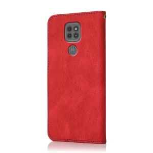 Pouzdro Motorola Moto E7 plus, G9, G9 Play červené, red, model knížka, materiál syntetická kůže TT-TopTechnology Pouzdro Motorola Moto E7 plus, G9, G9 Play červené, red, model knížka, materiál syntetická kůže TT-TopTechnology