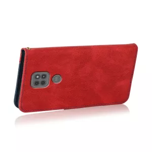 Pouzdro Motorola Moto E7 plus, G9, G9 Play červené, red, model knížka, materiál syntetická kůže TT-TopTechnology Pouzdro Motorola Moto E7 plus, G9, G9 Play červené, red, model knížka, materiál syntetická kůže TT-TopTechnology