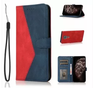 Pouzdro Motorola Moto E7 plus, G9, G9 Play červené, red, model knížka, materiál syntetická kůže TT-TopTechnology Pouzdro Motorola Moto E7 plus, G9, G9 Play červené