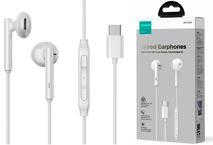 Sluchátka JR-EC05 Bass pro Samsung Galaxy A16 5G