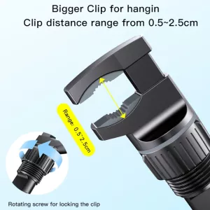 Držák mobilního telefonu na zpětné zrcátko automobilu C192, silná pružina chrání před vypadnutím zařízení i na hrbolaté cestě, otáčení na čtyřech kloubech 2 x 360° a 2 x 120° Yesido