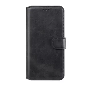 Knížkové kožené pouzdro pro Realme GT 5G černé (Black) – flip obal CLASSIC z PU kůže s magnetickým zavíráním, stojánkem a kapsami na karty TT-TopTechnology