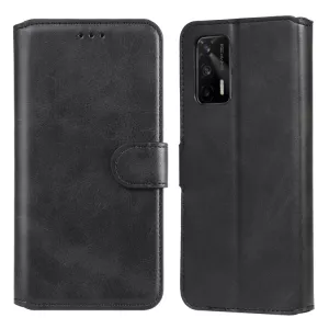 Kožené pouzdro knížka pro Realme GT 5G černé
