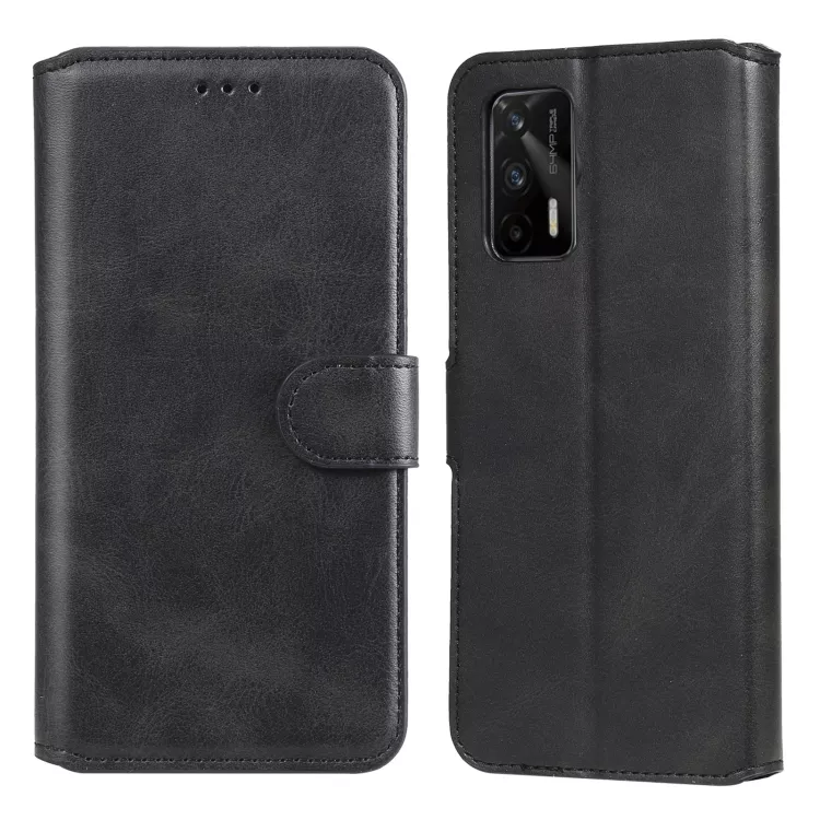 Kožené pouzdro knížka pro Realme GT 5G černé