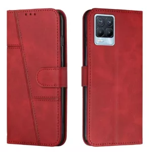  Pouzdro Realme 8 / 8 Pro červené knížkové
