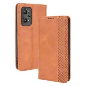 Kožené pouzdro pro Realme GT Neo 2 5G hnědé