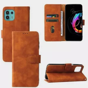 Pouzdro Motorola Edge 20 Lite knížka hnědé