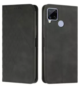 Kožené pouzdro Realme C25 černé