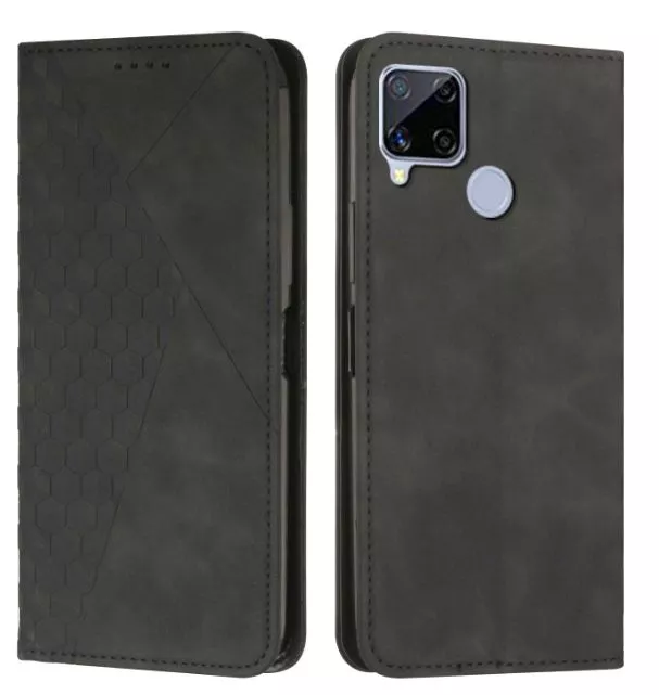 Kožené pouzdro Realme C25 černé