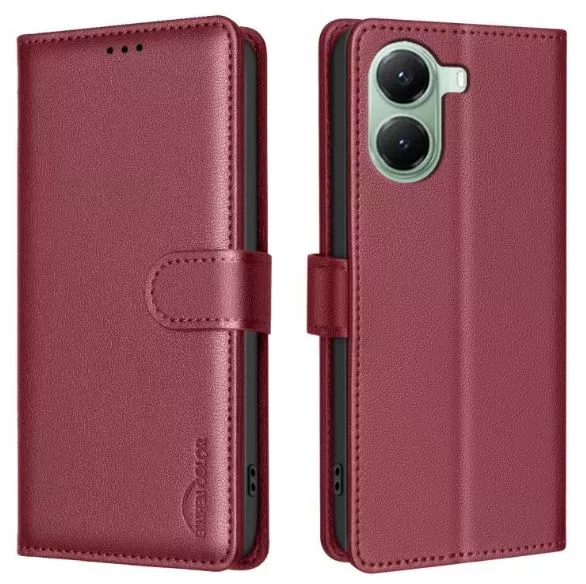   Pouzdro Poco X7 Pro – knížka, červené