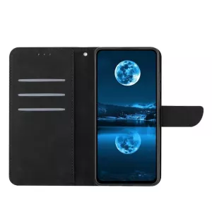 Luxusní knížkové pouzdro pro Motorola Edge 70 Fusion – černé, magnetické zavírání, kapsy na karty a funkce stojánku TT-TopTechnology
