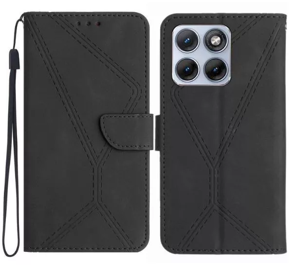 pouzdro Motorola Edge 70 Fusion 5G – černé, knížka