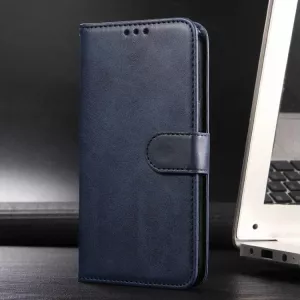 Luxusní knížkové pouzdro pro Xiaomi 17 tmavě modré (Dark Blue) | magnetické zavírání, kapsy na karty, funkce stojánku, ochranný obal z kvalitní syntetické kůže TT-TopTechnology Luxusní knížkové pouzdro pro Xiaomi 17 tmavě modré (Dark Blue) | magnetické zavírání, kapsy na karty, funkce stojánku, ochranný obal z kvalitní syntetické kůže TT-TopTechnology