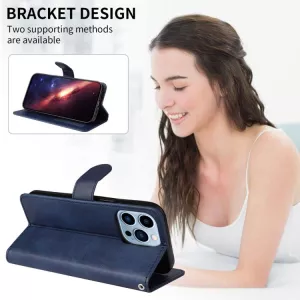 Luxusní knížkové pouzdro pro Xiaomi 17 tmavě modré (Dark Blue) | magnetické zavírání, kapsy na karty, funkce stojánku, ochranný obal z kvalitní syntetické kůže TT-TopTechnology Luxusní knížkové pouzdro pro Xiaomi 17 tmavě modré (Dark Blue) | magnetické zavírání, kapsy na karty, funkce stojánku, ochranný obal z kvalitní syntetické kůže TT-TopTechnology