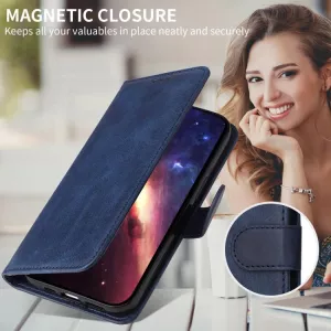 Luxusní knížkové pouzdro pro Xiaomi 17 tmavě modré (Dark Blue) | magnetické zavírání, kapsy na karty, funkce stojánku, ochranný obal z kvalitní syntetické kůže TT-TopTechnology Luxusní knížkové pouzdro pro Xiaomi 17 tmavě modré (Dark Blue) | magnetické zavírání, kapsy na karty, funkce stojánku, ochranný obal z kvalitní syntetické kůže TT-TopTechnology