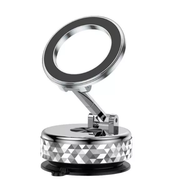 držák vakuový přísavný 360° stříbrný diamant