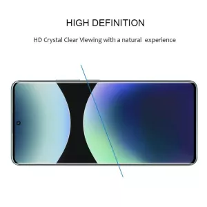 Ochranné sklo Xiaomi Redmi Note 14 Pro 4G / 5G – 9H Full Glue 3D zakřivené tvrzené sklíčko na displej, černé lemy TT-TopTechnology