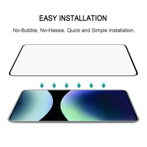 Ochranné sklo Xiaomi Redmi Note 14 Pro 4G / 5G – 9H Full Glue 3D zakřivené tvrzené sklíčko na displej, černé lemy TT-TopTechnology