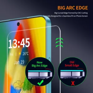 Ochranné tvrzené sklo Motorola Moto G86 5G - ochranné sklíčko na displej s oblými hranami TT-TopTechnology