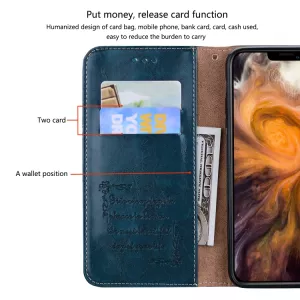 Pouzdro Huawei Nova 8i / Honor 50 Lite modré | Knížkové pouzdro ze syntetické kůže, řada Business S-T-A-R