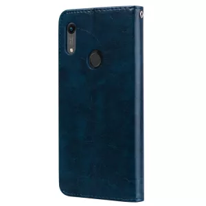 Pouzdro Huawei Y6s / Honor 8A modré – knížkové pouzdro z umělé kůže Business Style S-T-A-R