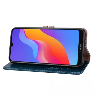 Pouzdro Huawei Y6s / Honor 8A modré – knížkové pouzdro z umělé kůže Business Style S-T-A-R